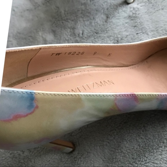 Stuart Weitzman Heist Pump Pastel Sunflower Patent - Picture 4 of 8